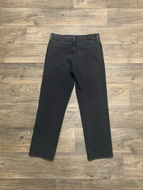 Mother Superior The Tomcat Straight Leg Jeans Lies, Lies, Lies Black Size 32 - Picture 13 of 13